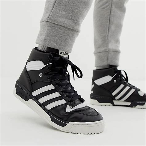 adidas high top instinct zwart|adidas high tops.